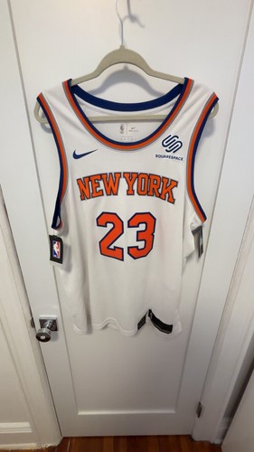 NWT New York Knicks Trey Burke (SIGNED) #23 Nike Authentic Jersey Men’s 52