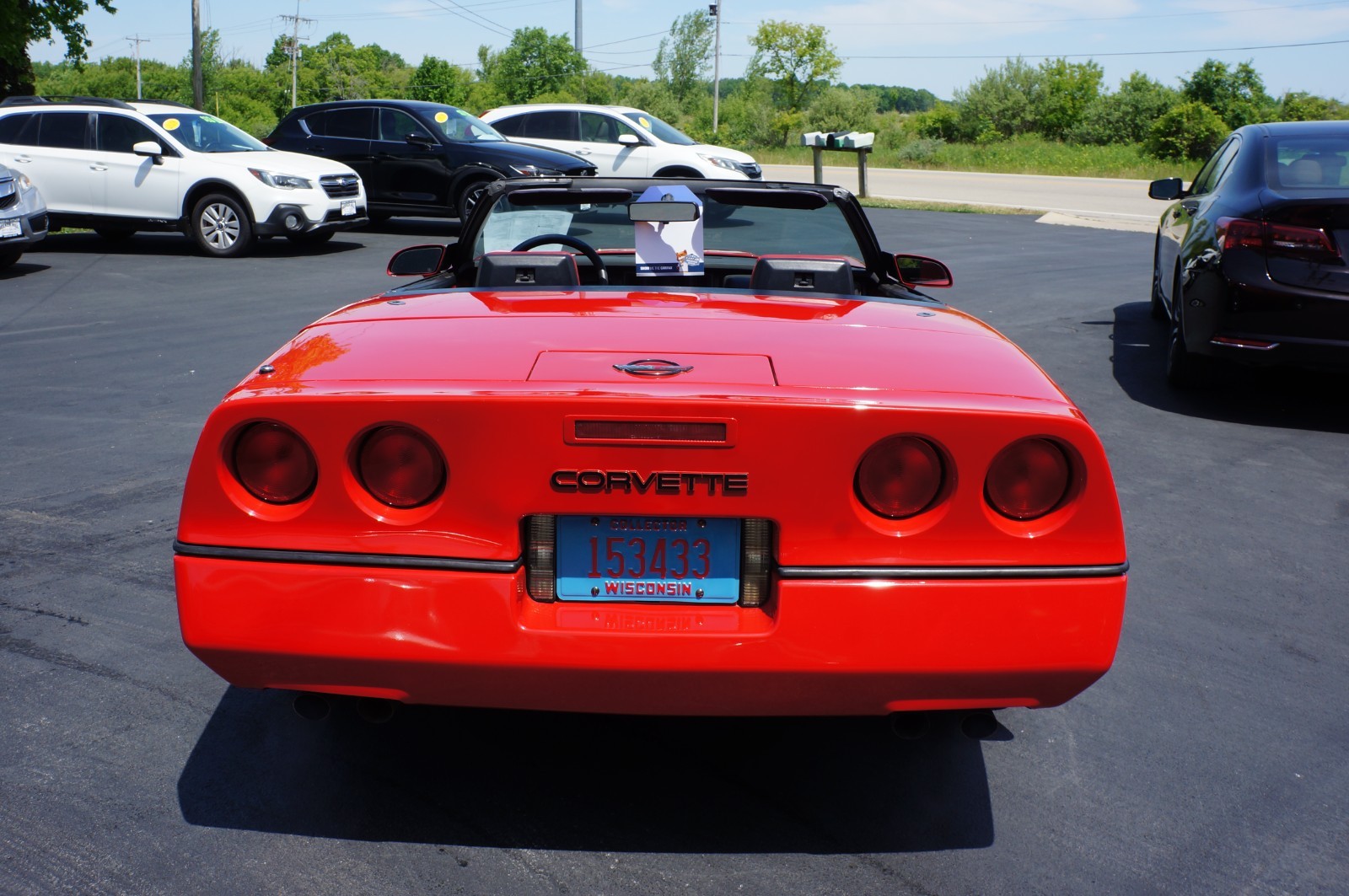 1987 Red Chevrolet Corvette   | C4 Corvette Photo 6