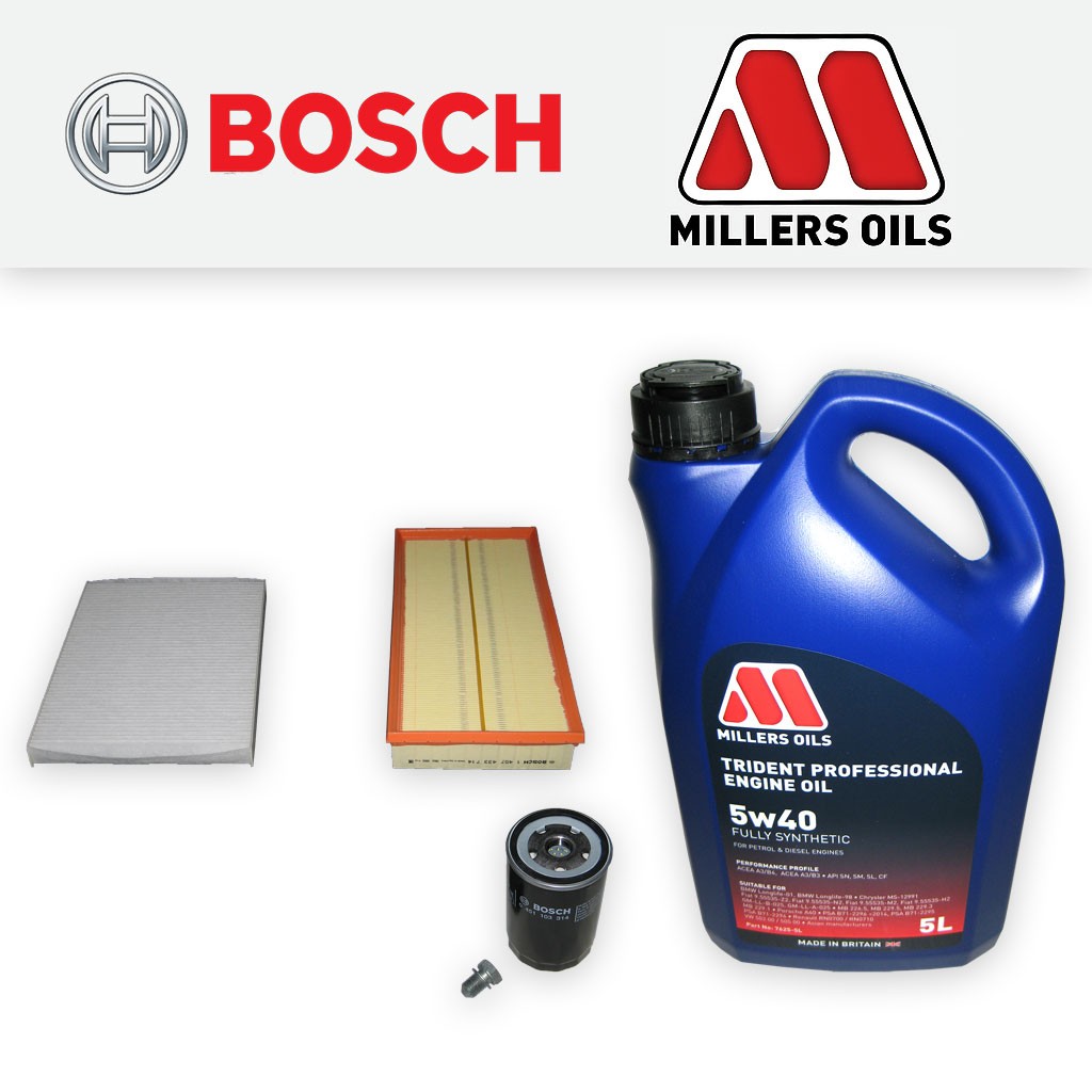 SERVICE KIT for AUDI A3 (8L) 1.8 PETROL OIL AIR CABIN FILTERS +OIL (1996-1997)
