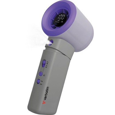 Verbatim Cool'n'Go Aqua Breeze Akku-Handventilator (Violett/Grau)