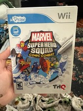 Marvel Super Hero Squad Comic Combat - Nintendo Wii Tested With Original Case