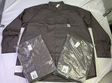 UR Shield Men's Welding Fire Resistant Button Up Shirt-Grey-Size: 3XL 3-Pack