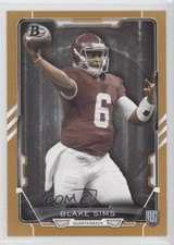2015 Bowman Rookies Gold 213/399 Blake Sims #107 h3a