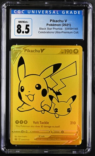 Pikachu V graded CGC 8.5 for sale on eBay