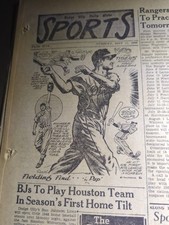 MAY 11, 1948 NEWSPAPER PAGE #2172- GEORGE VICO, DETROIT TIGERS BASEBALL ⚾