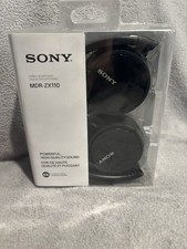 Sony ZX Series Wired On-Ear Headphones Black MDR-ZX110