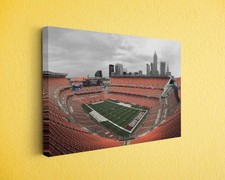 Football Stadium Canvas Print - Game Day Wall Art for Fan Room Decor
