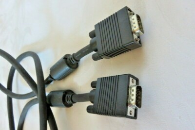 5 ft 2990 VW-1 Low Voltage Black Computer Cable 90C 90V 14 Pin M-M COM Port Wire