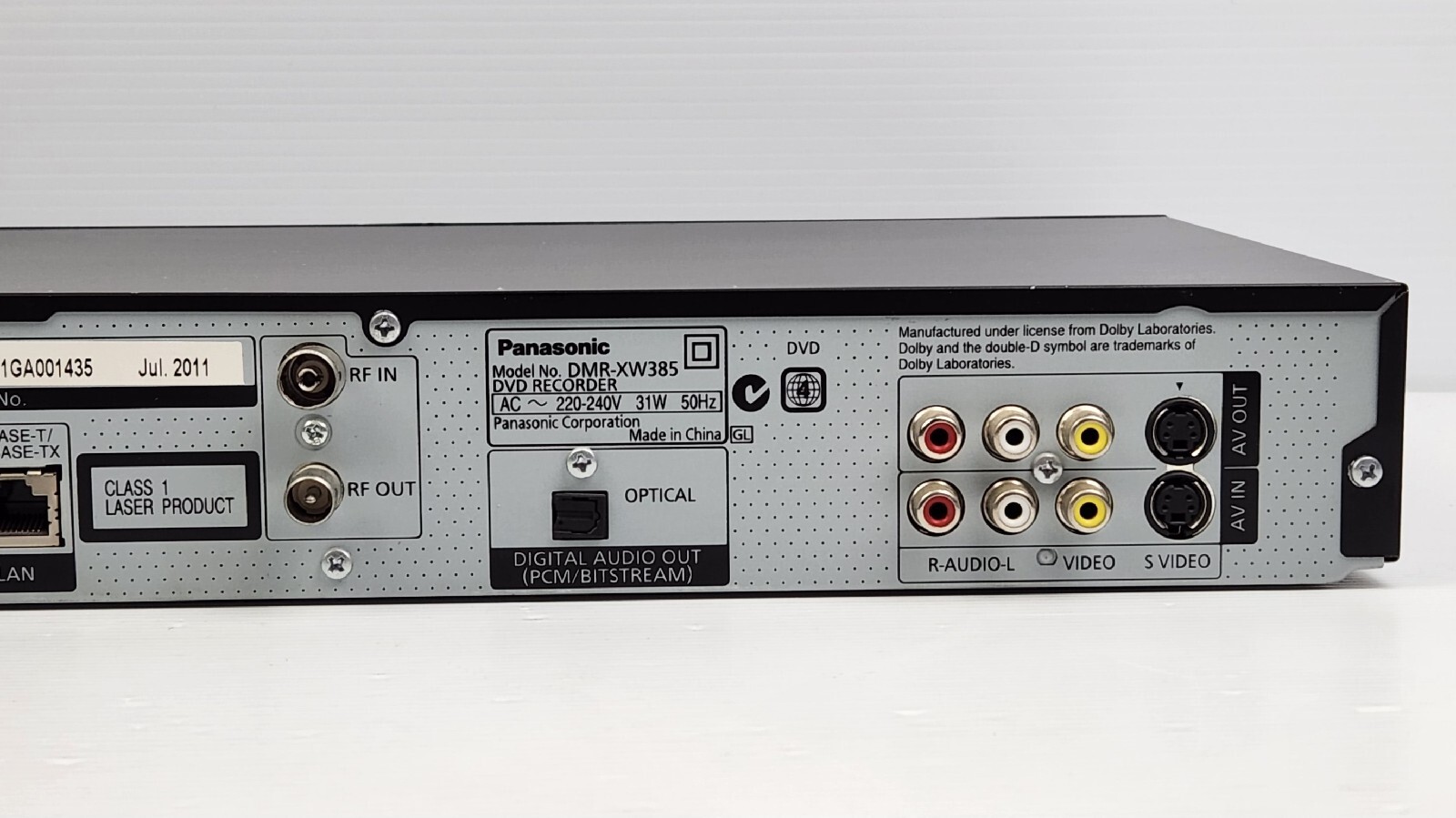 PANASONIC DMRXW385 DVD Recorder High Definition TV HDD 320GB Twin