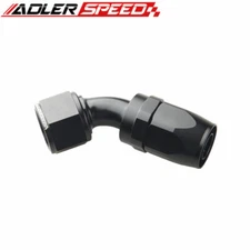 US 45 Degree -4AN 6AN 8AN 10AN 16AN 20AN Swivel Oil Fuel Line Hose End Adapter