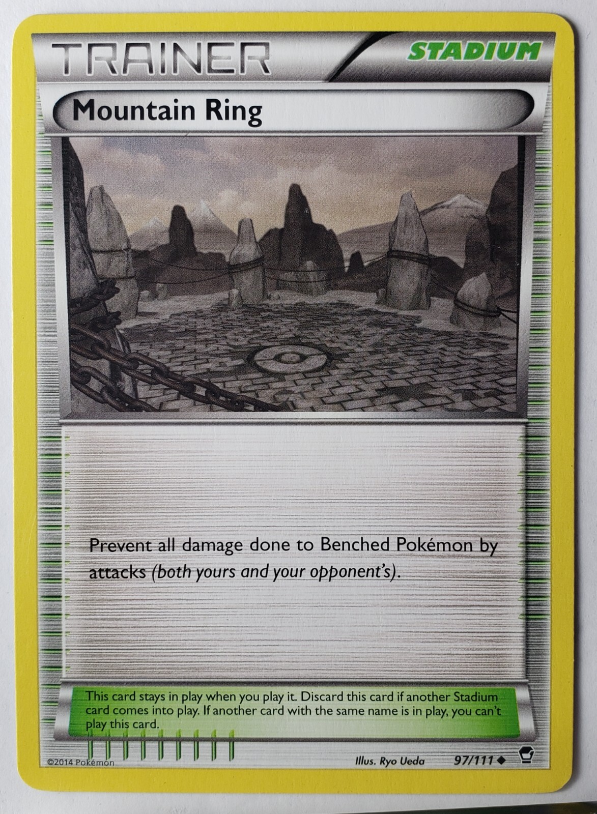 Mountain Ring 97/111 NM - XY Furious Fists Pokemon Card - $2 Combined Shipping