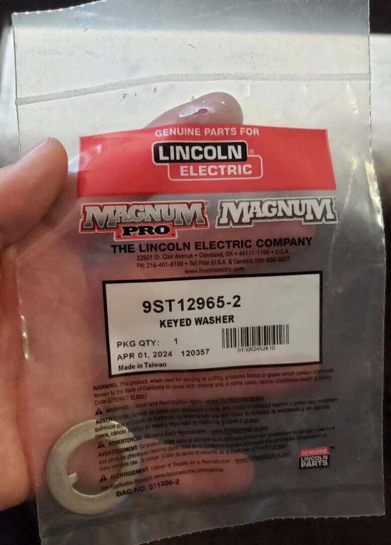 Lincoln Electric 9ST12965-2 KEYED WASHER T12965-2 | eBay
