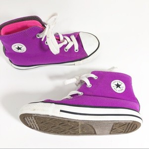 purple high top converse toddler