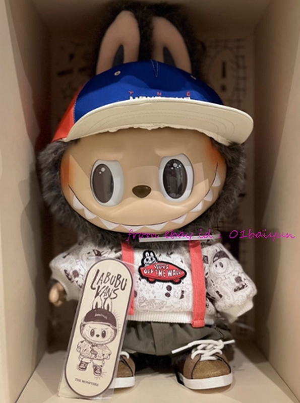 Perfect Pop Mart Labubu Vans Co-Branded Vinyl Face Doll New Perfect Pop Mart Labubu Vans Co-Branded Vinyl Face Doll New