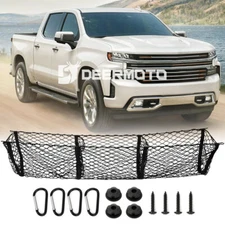 Truck Bed 3 Pockets Mesh Cargo Net Organizer For Chevy Silverado 1500 2500