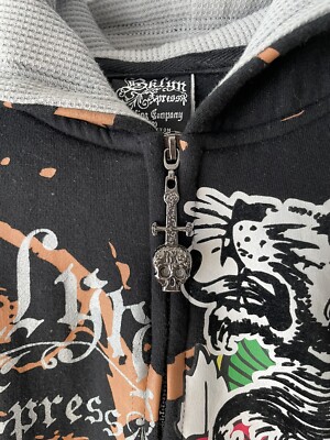 NWOT Brooklyn Xpress Clothing Company Streetwear Full Zip Hoodie