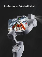 TOALLIN 3-Axis Gimbal Stabilizer for iPhone Android |AI Tracking|Gesture Control