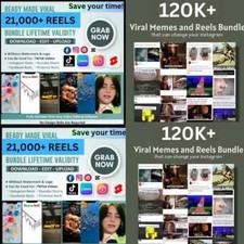   120,000 Viral Reels And Memes Bundles  