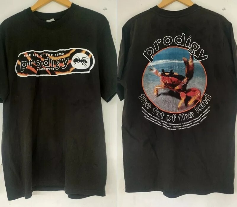 Prodigy 97 The Fat Of The Land Black Reprint Band T-Shirt Sizes S-5XL