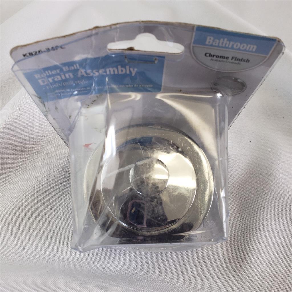 = Keeney Roller Ball Drain Assembly Chrome Finish Bathroom K82634PC eBay