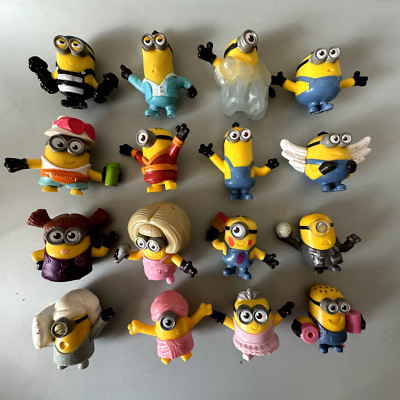 Lot 16x Minions McDonalds Happy Meal Spielfigur Despicable Me Konvolut Cake Topper