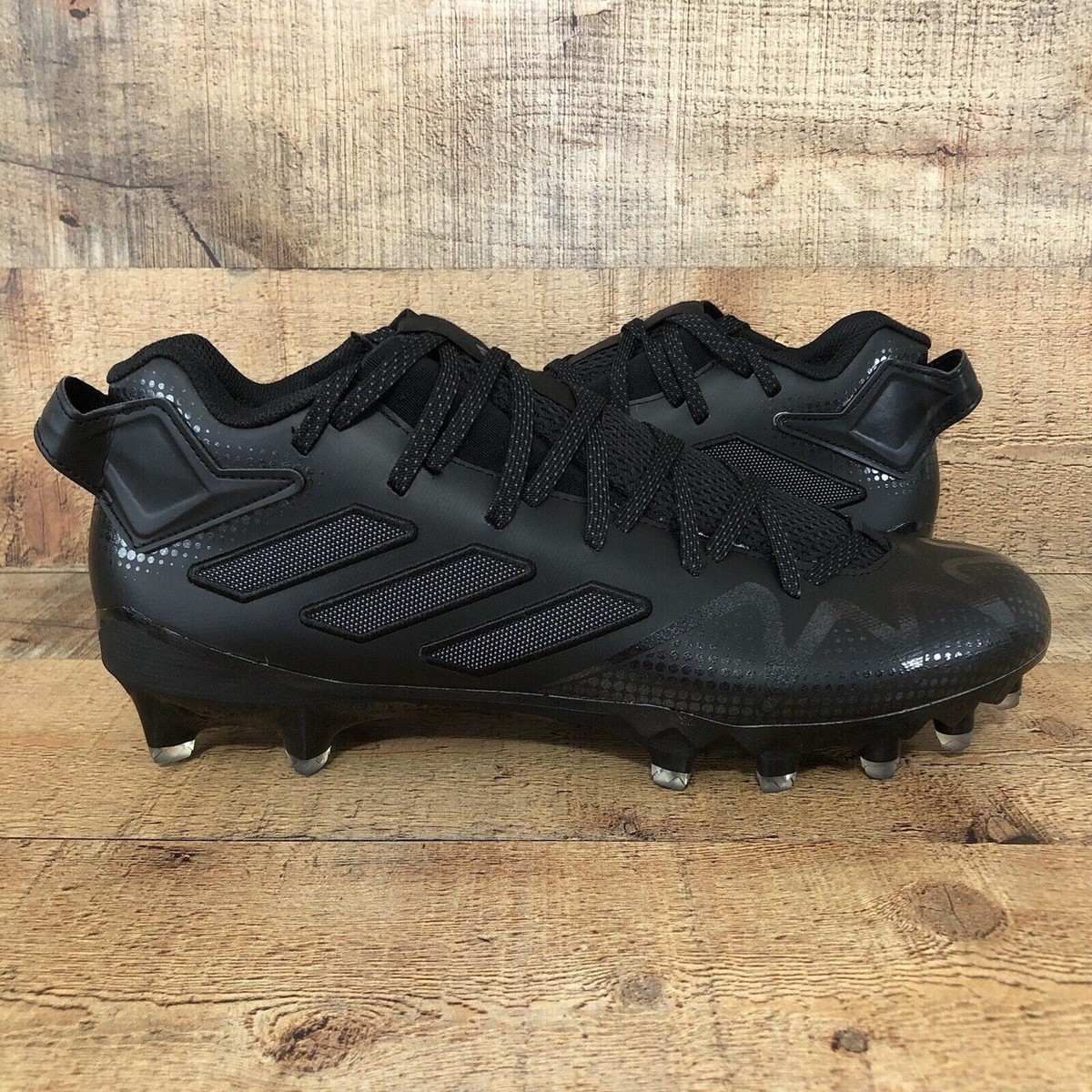 ADIDAS FREAK 22 TEAM FOOTBALL CLEATS SIZE 10 TRIPLE BLACK 