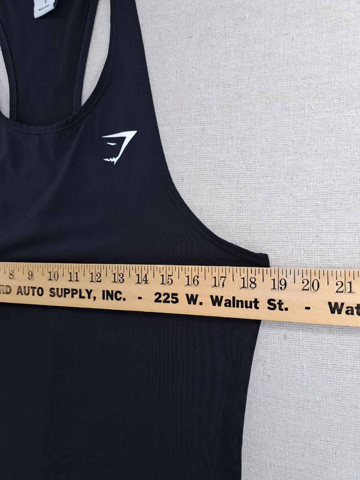 gymshark critical stringer stretch performance tank-top
