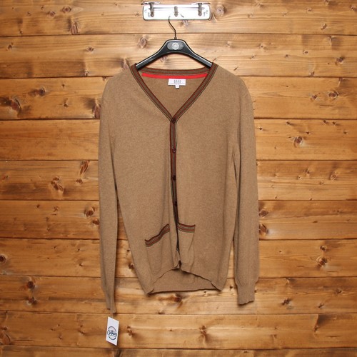 Cerruti 1881, Cardigan 1881 Cerruti Blue Size L Used (Cod.EBAY1001) Men Vintage Brown