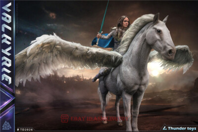 新品 Thunder Toys ヴァルキリー & ペガサスTD2026A & B Thunder Toys TD2026 1/6 Marvel Avengers Valkyrie W/ Horse