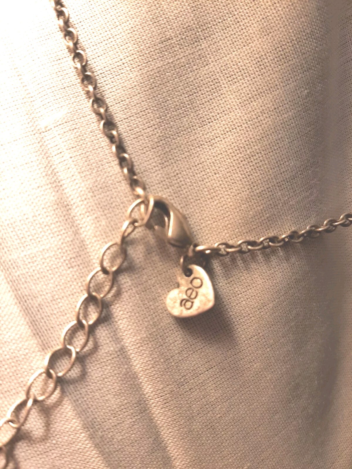 Americsn Eagal Outfitters Adjustable Peace Sign Necklace 22 Inch 