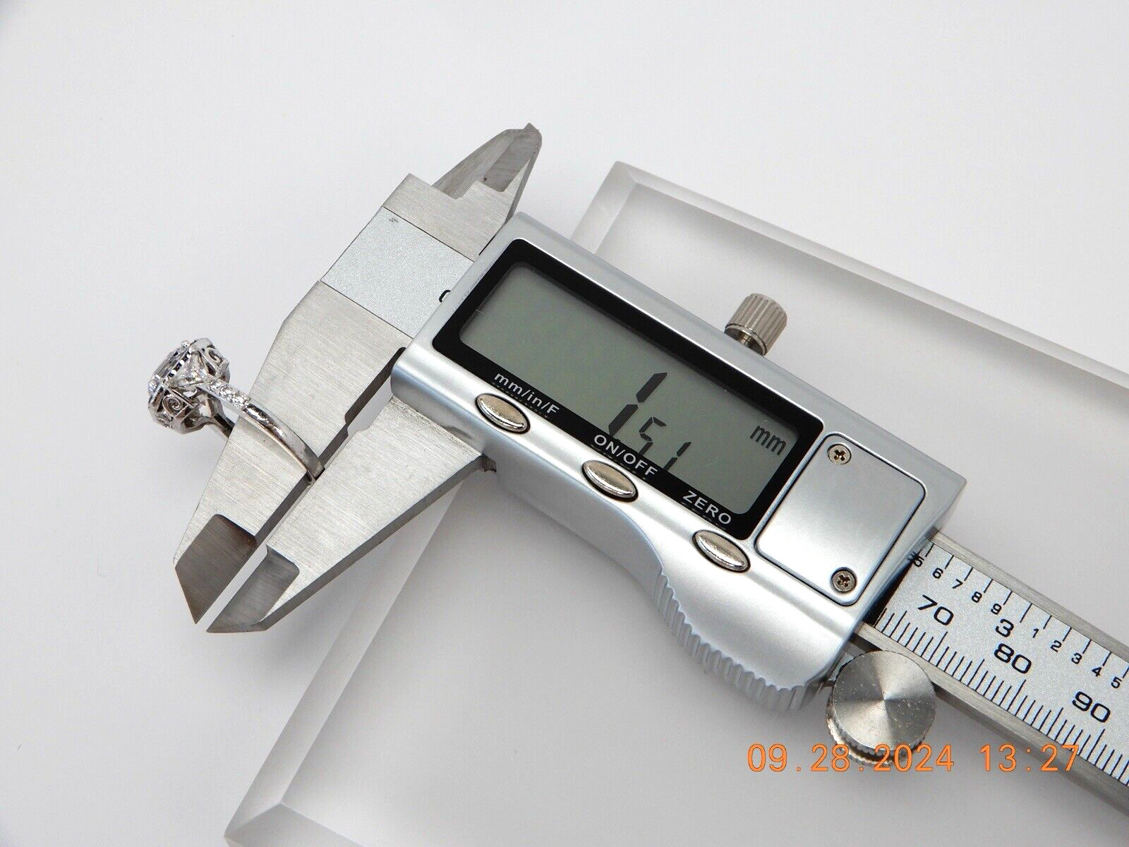 Solid Sterling Silver Square Step Cut CZ & Turmal… - image 18