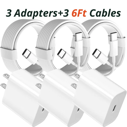 20W USB C Power Adapter Cube Type C Fast Charger Cord For Android Samsung Galaxy - Picture 10 of 10