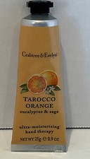 Crabtree Evelyn TAROCCO ORANGE Ultra Moisturizing Hand Therapy 0.9 oz