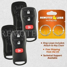 2 For 2004-2015 Nissan Titan Remote Shell Case Car Key Fob Cover