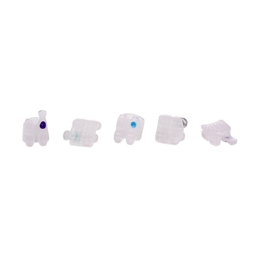 AZDENT Dental Orthodontic Ceramic Brackets Braces Roth.022 345 Hooks Marked - Picture 6 of 11