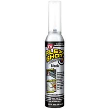 Flex Shot Rubber Adhesive Sealant Caulk, 8-oz, Black