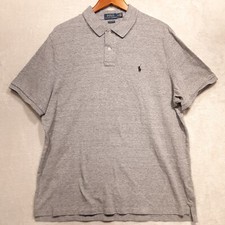Polo Ralph Lauren Mens Classic Fit Polo Shirt Sz.XL/Dark Gray Heather/Black Logo