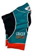 Primal Cycling Shorts Mens Large Miami Dolphins Cancer Challenge Fighter biking