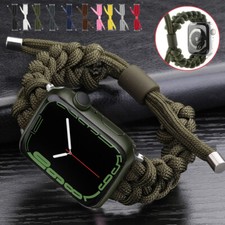 Nylon Strap Band For Apple Watch Ultra 49mm Serie 8 7 6 5 4 3 SE 38-45mm Braided