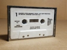 Patsy Cline's Greatest Hits Cassette Tape 1980 MCA Records I Fall To Pieces Etc