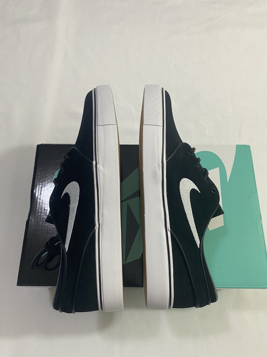 New Mens Size 9.5 Black White Nike SB Zoom Stefan Janoski OG  display picture 3