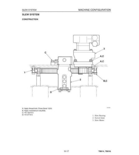 Takeuchi TB016 Bagger Werkstatt Bediener- und Teilehandbücher 4er Set Handbücher - Bild 8 von 9