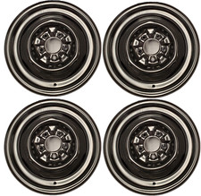 1963-1964 Corvette Steel Wheels - 15x5.5 - Set Of 4 - New