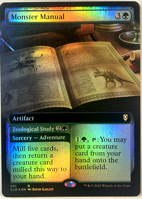 MTG Monster Manual EXTENDED ART FOIL Battle for Baldur's Gate 591 LP - NM |  eBay