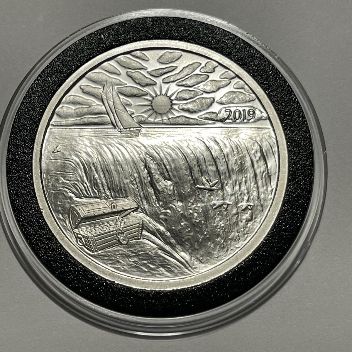 Silverbug End of the Earth Treasure Chest Coin 1 Troy Oz .999 Fine