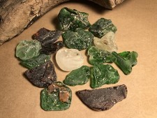 Genuine Atlantic Ocean Sea Glass 15 Bonfire Pieces 82