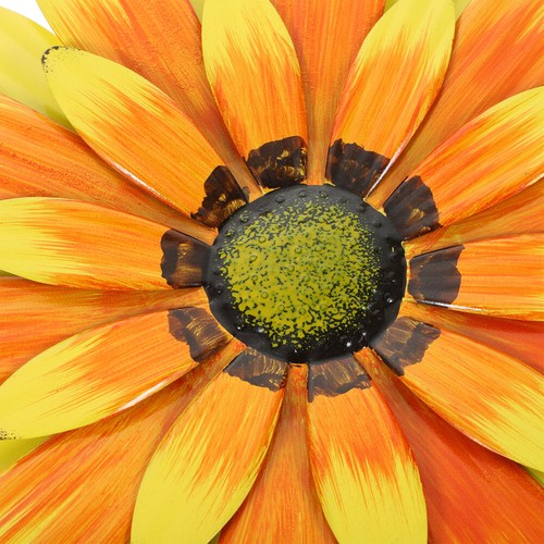 4 Pieces Artificial Flower Pendant Sunflower Decor for Home Outdoor House Wall - Picture 2 of 12