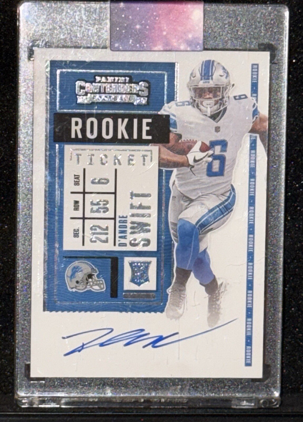 2020 Panini Contenders  D’Andre Swift Rookie Ticket Auto - Lions