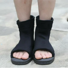 Anime Cosplay Boots Costume Party Shower Shoes Accessories Black