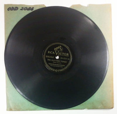 Tommy Dorsey Just An Old Love Of Mine Piano Tuner Record 10in Vintage RCA Victor